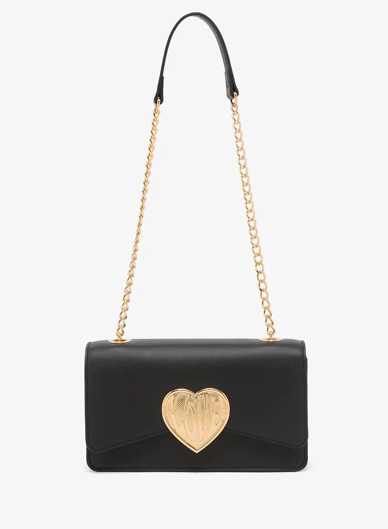 لوف موسكينو حقيبة فيكتوري هارت كروس بودي جلد العجل وبولي يوريثان